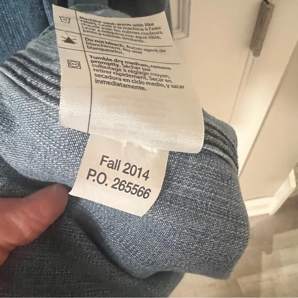 Carhartt Men's Blue Midweight Denim Button Down Work Shirt size 2XL - Picture 5 of 6